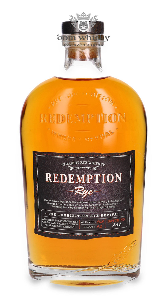 Redemption Rye Batch # 258 / 46%/ 0.75l