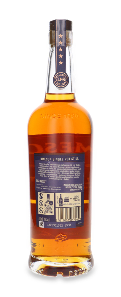 Jameson Single Pot Still Five Oak Cask Release / 46%/ 0.7l