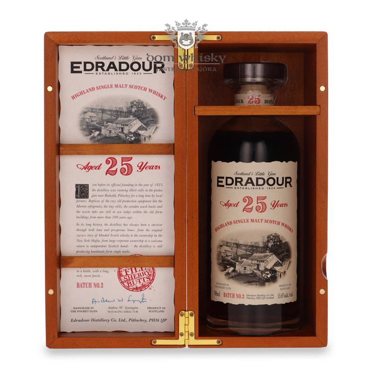 Edradour 25-letni 1st Fill Oloroso Sherry Butt Batch. 2/ 55,6% / 0,7l	