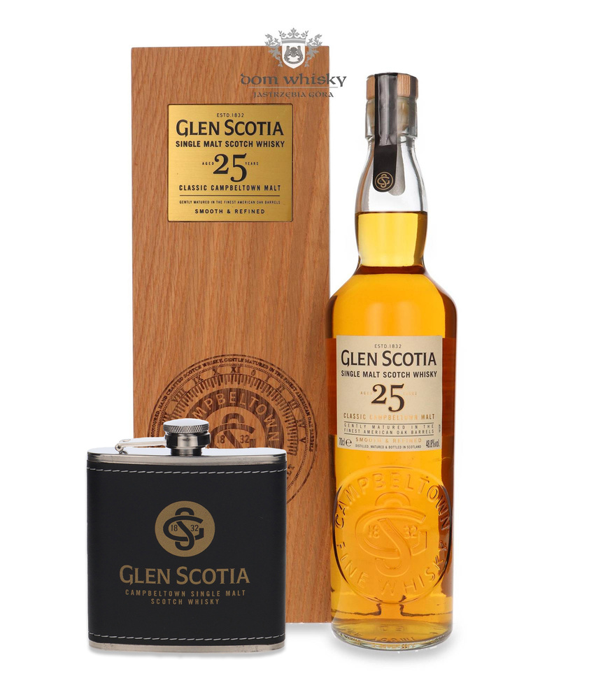 Glen Scotia 25-letnia (2021 Release) / 48,8%/ 0,7l + piersiówka