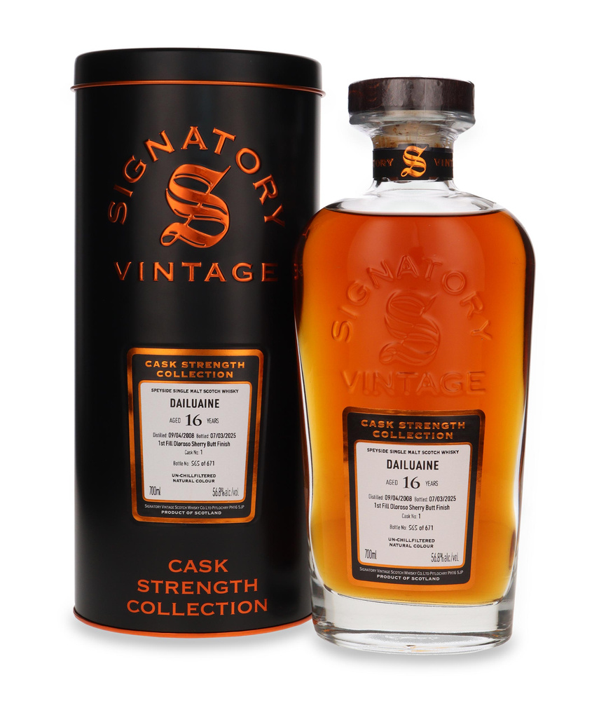 Dailuaine 16-letni (D.2008, B.2025) Signatory Vintage / 56,8%/ 0,7l