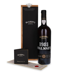 Blandy's 1981 Malmsey Madeira (Portugalia) / 21%/ 0,75l