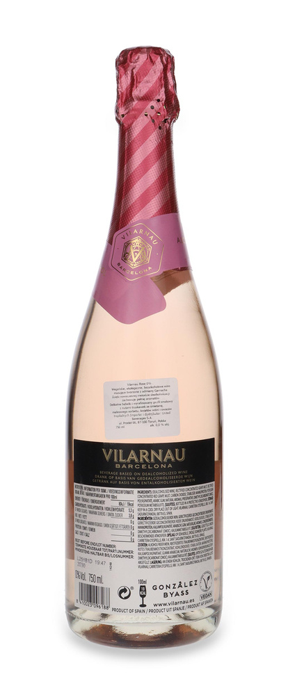 Cava Vilarnau Barcelona Rose / 0,0% / 0,75l