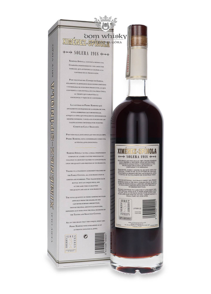 Ximenez-Spinola PX Muy Viejo Solera 1918 / 15% / 0,75l