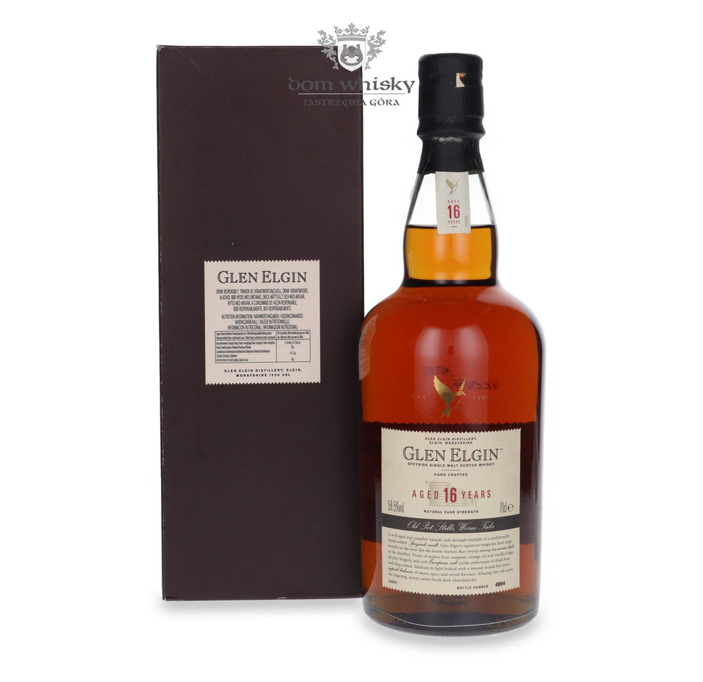 Glen Elgin 16-letni Cask Strength (Bottled 2008) / 58,5% / 0,7l