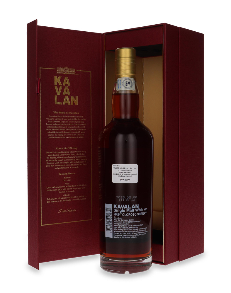 Kavalan Solist Oloroso Sherry Cask (Taiwan) / 57,1%/ 0,7l