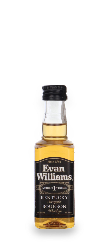 Evan Williams Kentucky Straight Bourbon Black Label /miniaturka PET/ 40% / 0,05l