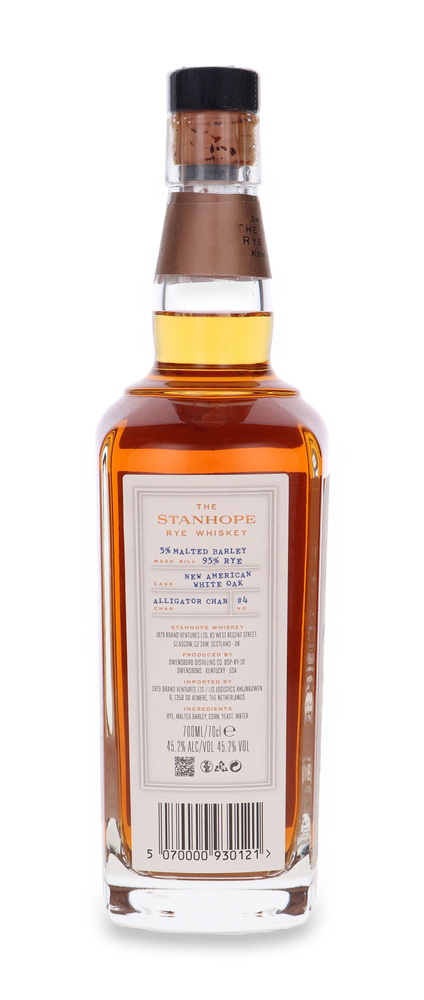The Stanhope Rye Whiskey Reserve / 45,2%/ 0,7l