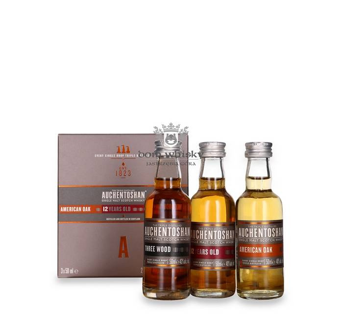 Auchentoshan Sample Collection /40 & 43%/Miniaturka/ 3 x 0,05l