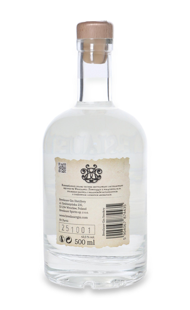 Breslauer Smoky Gin / 43.5% / 0.5l