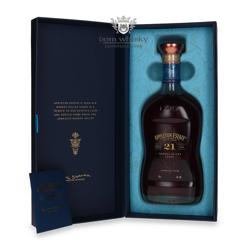 Appleton Estate 21-year-old Nassau Valley Casks / 43% / 0.7l