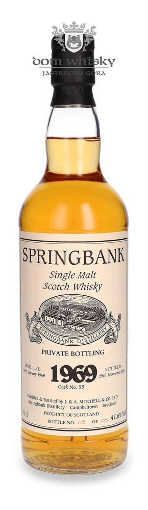 Springbank 1969 (Bottled 2003) Private Bottling Cask # 55 / 47.6%/ 0.7l