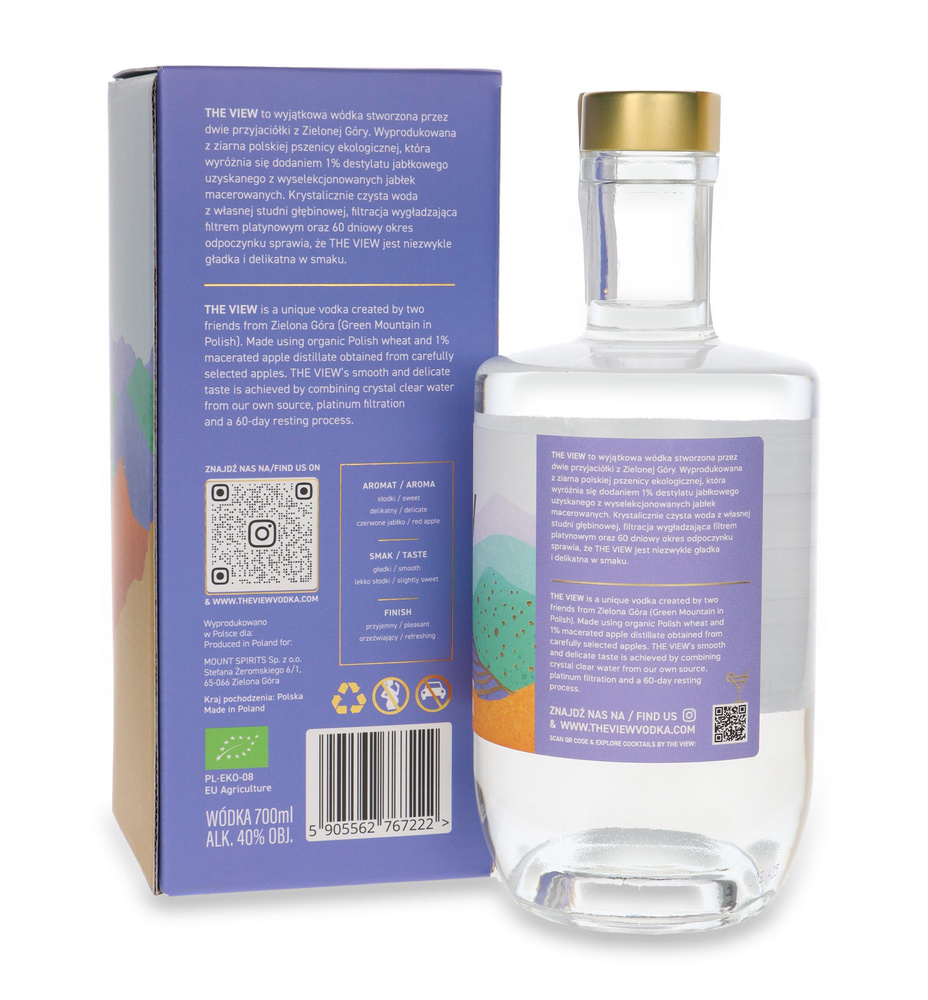 Wódka The View Vodka / 40% / 0,7l