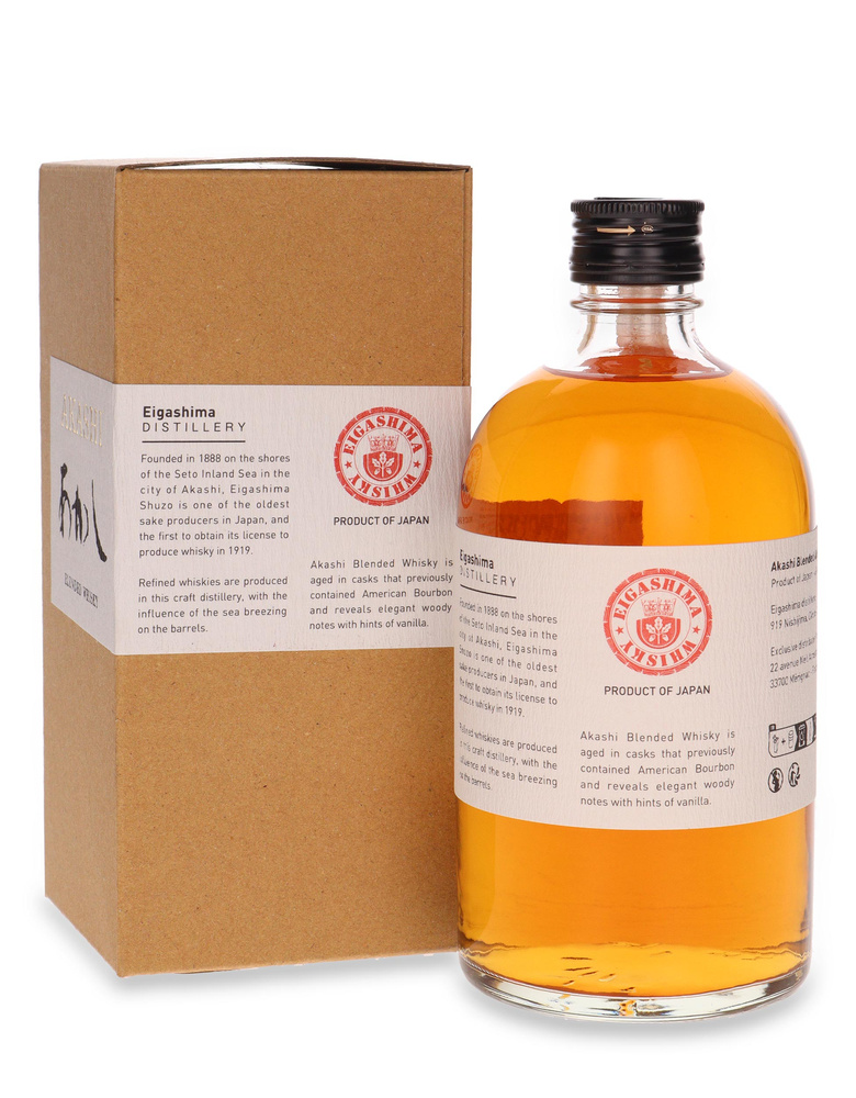 Akashi (White Oak) Japanese Blended Whisky / 40% / 0,5l  