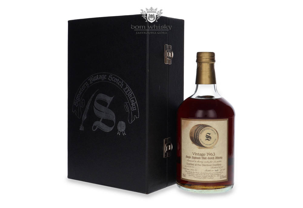 Glenlivet 1963, 29-year-old (B.1992) Signatory Vintage / 52.1%/ 0.7l