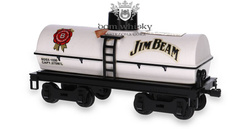 Jim Beam 4-year-old Casey Jones Tank Car Decanter / 40% / 0.375l