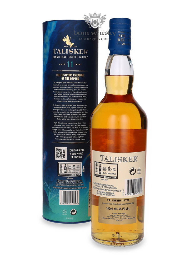 Talisker 11-year-old Special Release 2022 / 55.1% / 0.7l