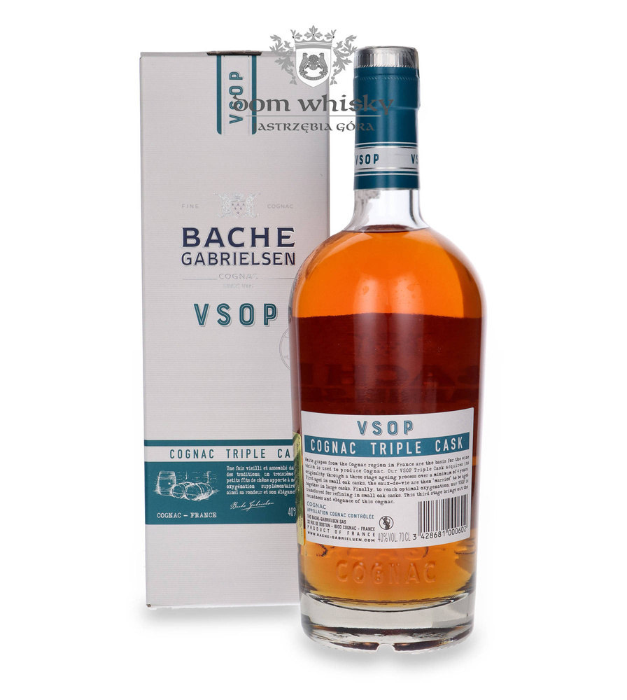 Cognac Bache Gabrielsen VSOP Triple Cask / carton / 40% / 0.7l