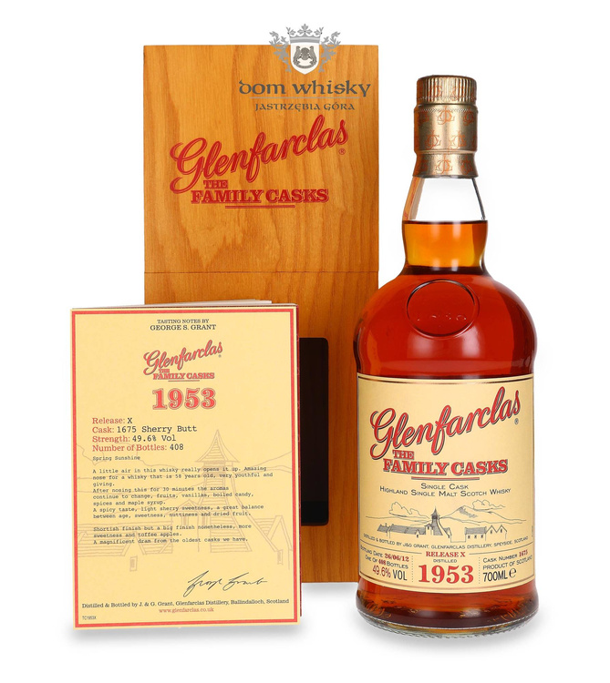 Glenfarclas The Family Casks 1953 (Bottled 2012) / 49,6% / 0,7l