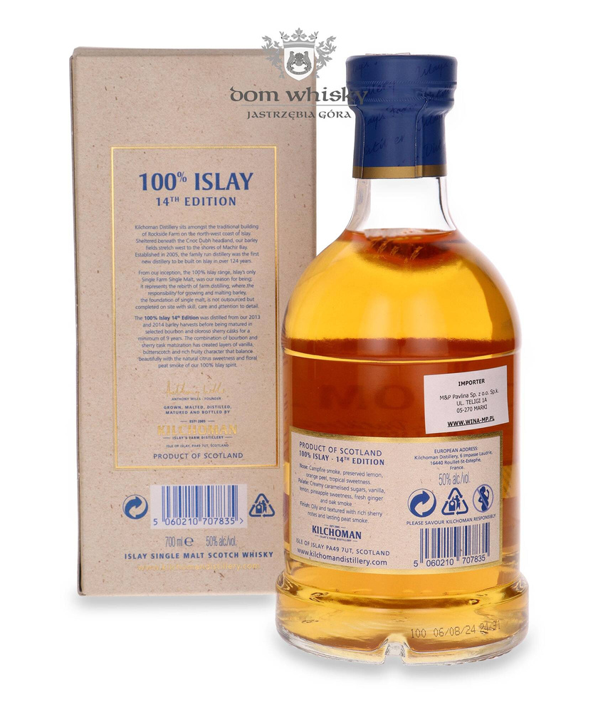 Kilchoman 100% Islay, the 14th Edition 2023 / 50%/ 0,7l