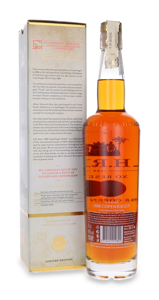 A.H. Riise X.O. 1888 Copenhagen / 40% / 0,7l