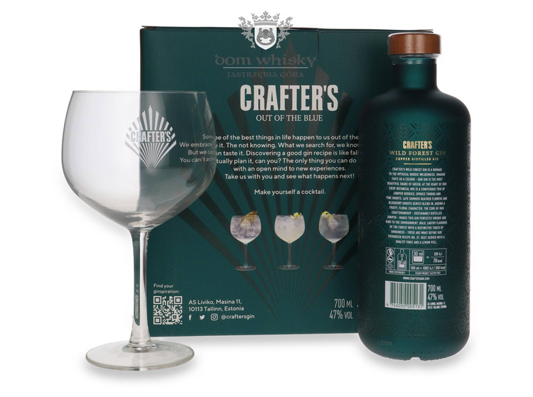 Crafter's Wild Forest Gin + Copa Glass / 47% / 0,7l