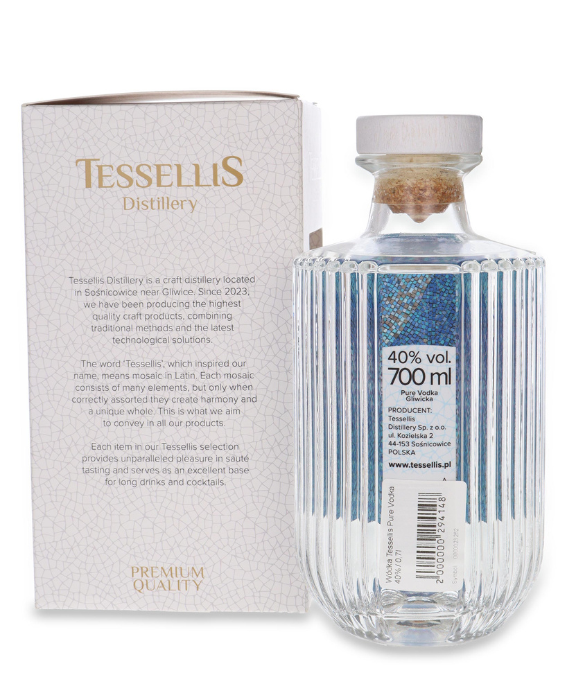 Wódka Tessellis Pure Vodka / 40% / 0,7l