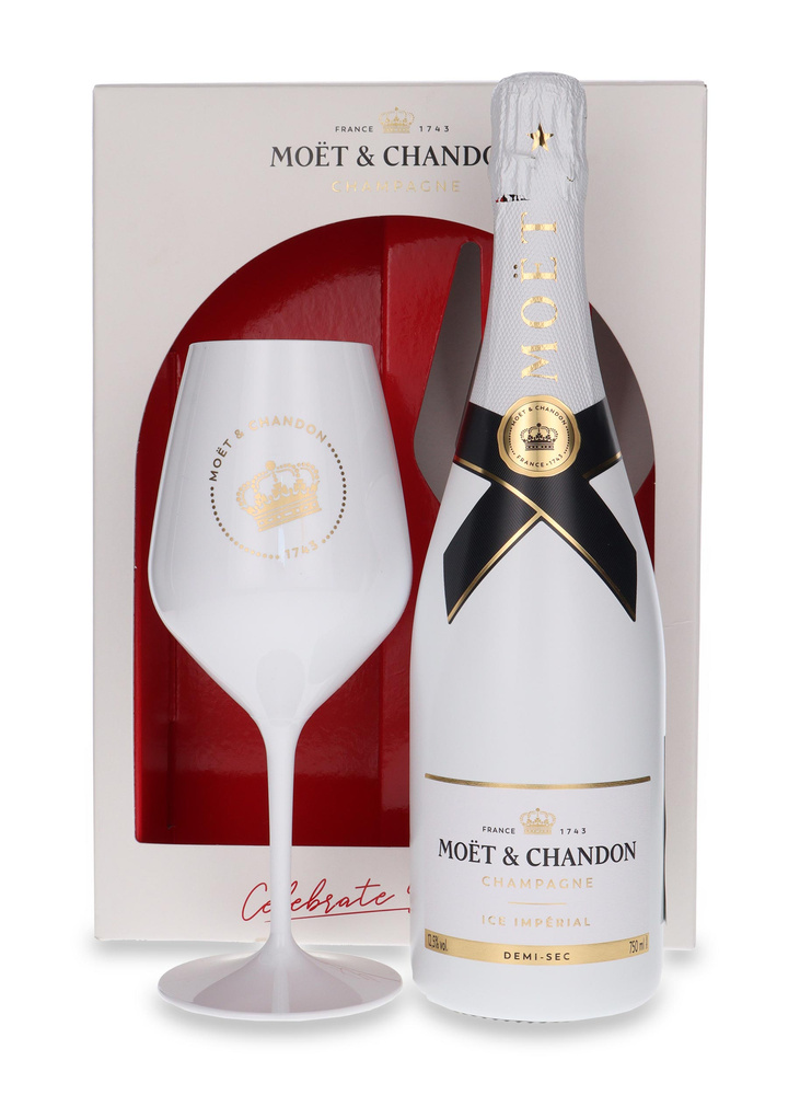 Szampan Moet & Chandon ICE Imperial + kieliszek/ 12% / 0,75l