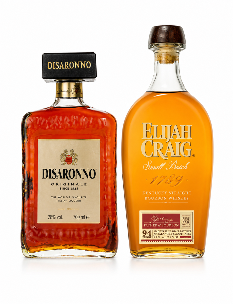 Zestaw Disaronno Originale / Elijah Craig Bourbon