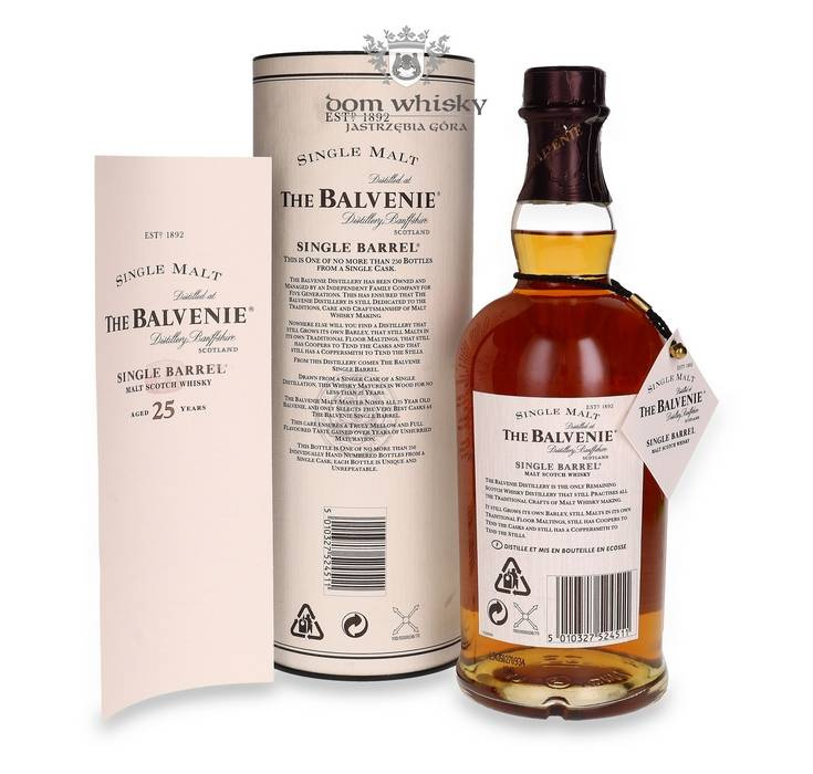 Balvenie 25-letni Single Barrel (D.1974, B.2000) Cask 10149 / 46,9% / 0,7l