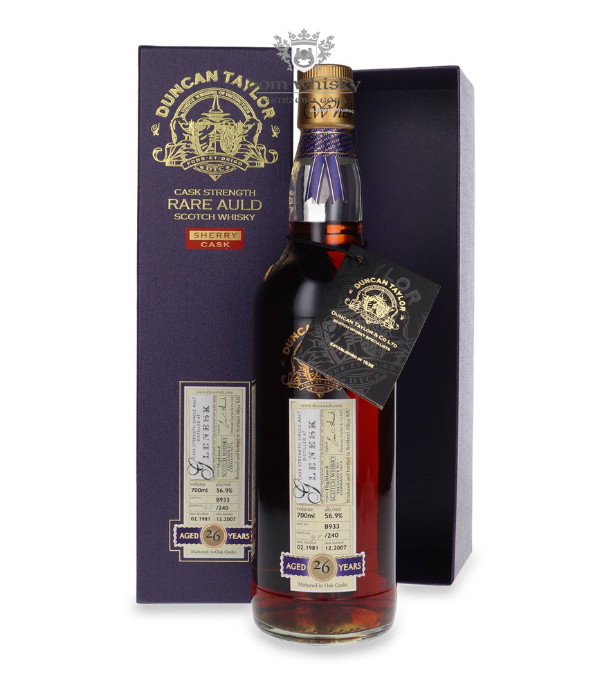 Glenesk 26-year-old (D.1981, B.2007) Duncan Taylor Rare Auld / 56.9% / 0.7l