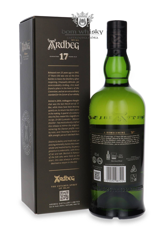 Ardbeg 17-letni Committee Exclusive / 40% / 0,7l