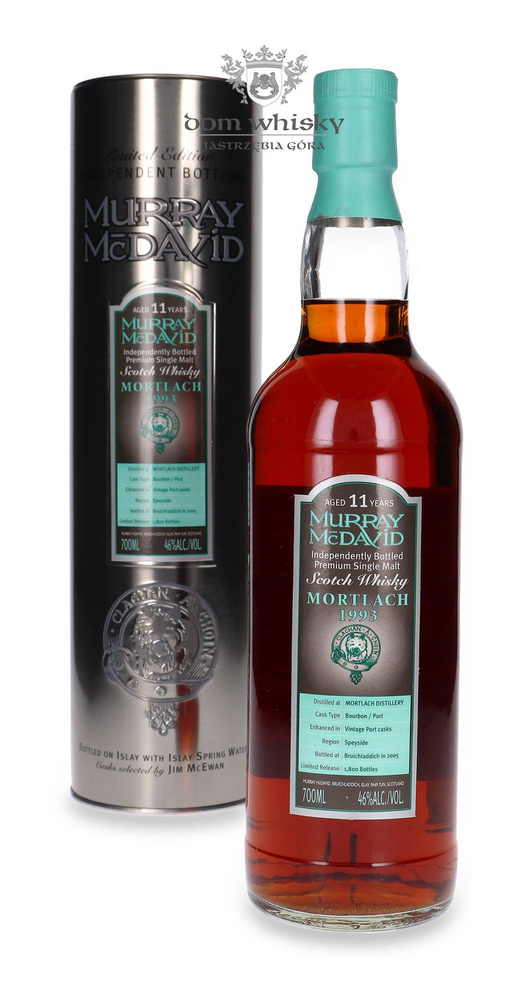 Mortlach 11-letni (D.1993, B.2005) Murray McDavid / 46%/ 0,7l