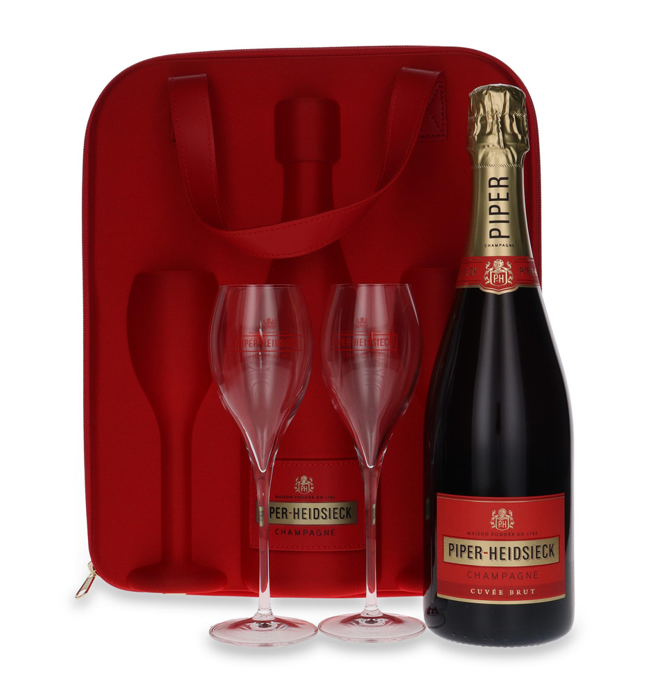 Szampan Piper-Heidsieck Cuvee Brut Travel Gift Set / 12% / 0,75l
