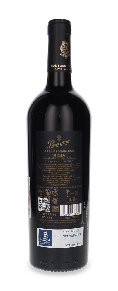 Beronia Gran Reserva 2018 / 14% / 0,75l
