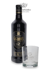 Grant's 12 letni Triple Wood/ 40% / 0,7l + szklanka