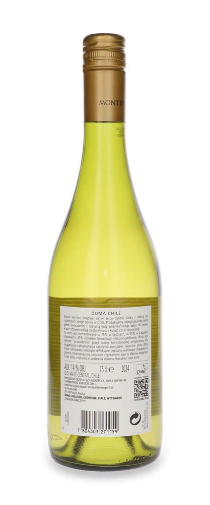 Montes Classic Series Chardonnay / 14% / 0,75l