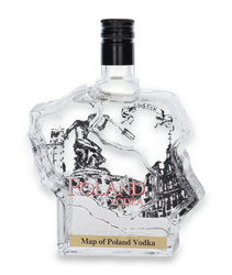 Wódka Map of Poland Vodka- Gdańsk / 40% / 0,7l