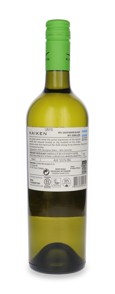 Kaiken Estate Sauvignon Blanc Semillon / 12,5% / 0,75l