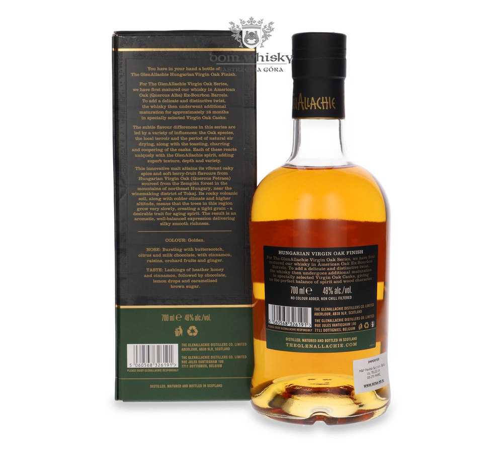 Glenallachie 7 Year Old Virgin Oak Hungurian / 48% / 0.7l