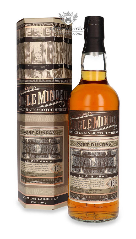 Port Dundas 16-year-old, Douglas Laing's Single Minded / 43% / 0.7l