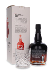 Dictador 12-letni Rum + szklanka / 40% / 0,7l