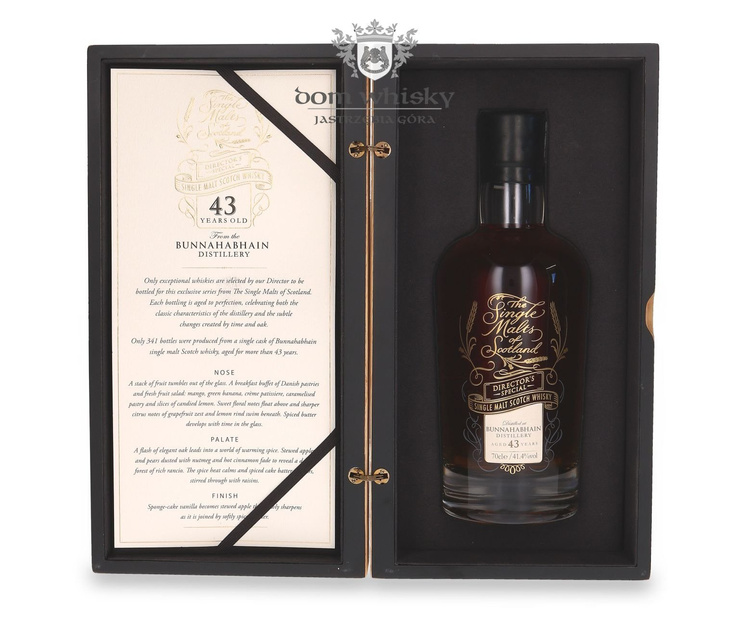 Bunnahabhain 43-letni Director’s Special, The Single Malts of Scotland / 41,4%/ 0,7l 