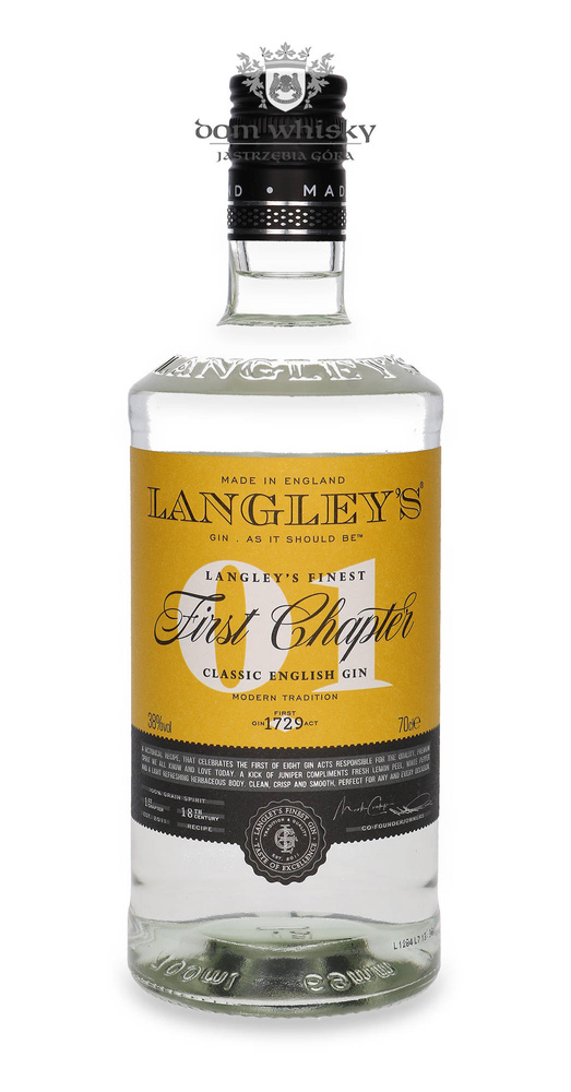 Langley’s First Chapter Classic English Gin / 38%/ 0,7l