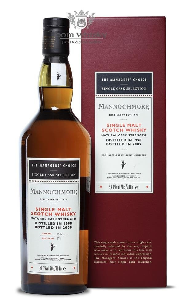 Mannochmore 1998 (Bottled 2009) Manager's Choice/ 59.1%/ 0.7l