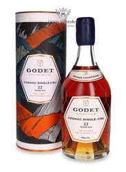 Cognac Godet Single -Cru 22-letni / 40%/ 0,7l