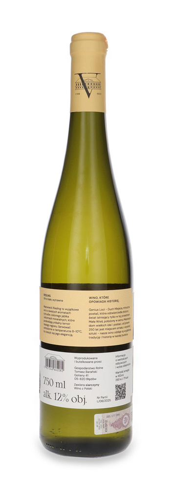 Riesling Winnica Pałac Mała Wieś /12% / 0,75l
