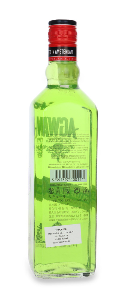 Agwa De Bolivia Coca Leaf Liquor / 30% / 0.7l