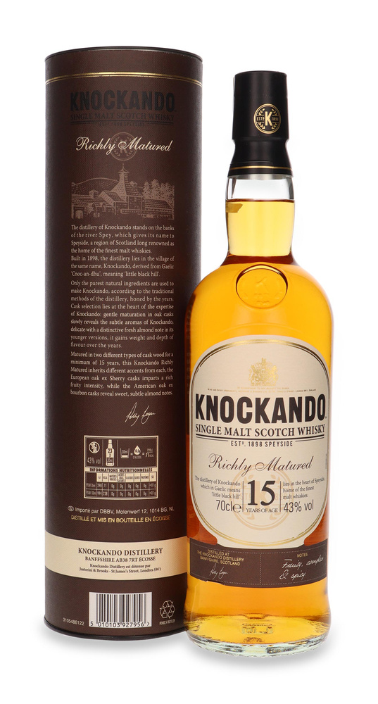 Knockando Richly Matured, 15 years old / 43%/ 0.7l