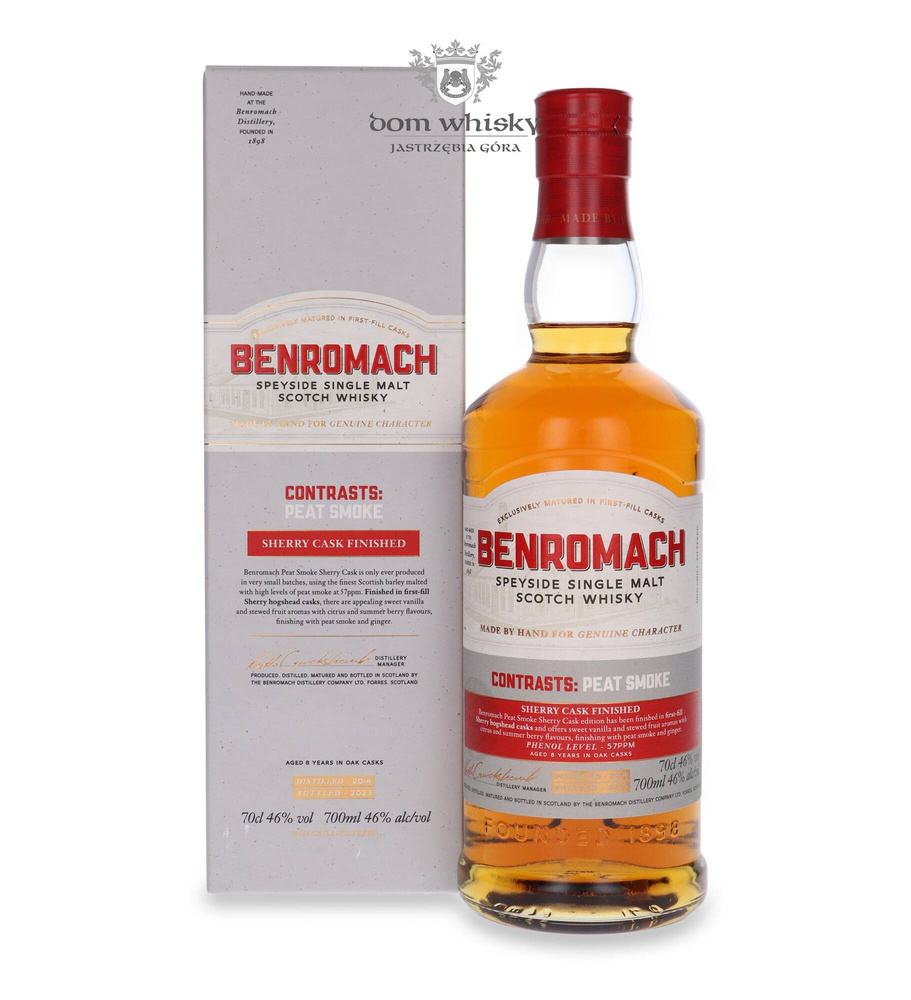 Benromach Contrasts: Peat Smoke (D.2014, B.2023) Sherry Cask / 46% / 0,7l